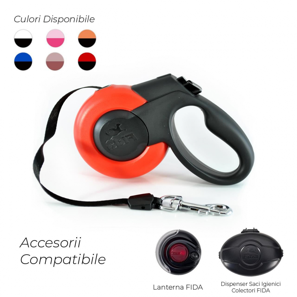 LESA PENTRU CAINI FIDA MARS BANDA L RED, 50 KG/5M/3351 [1]