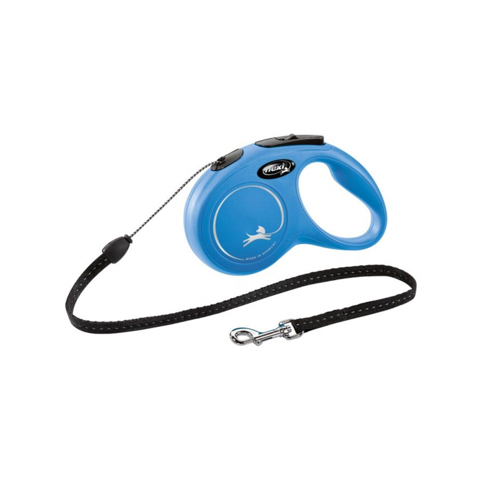 LESA PENTRU CAINI KERBL FLEXI CLASSIC CU FIR S 5M/12KG BLUE [1]