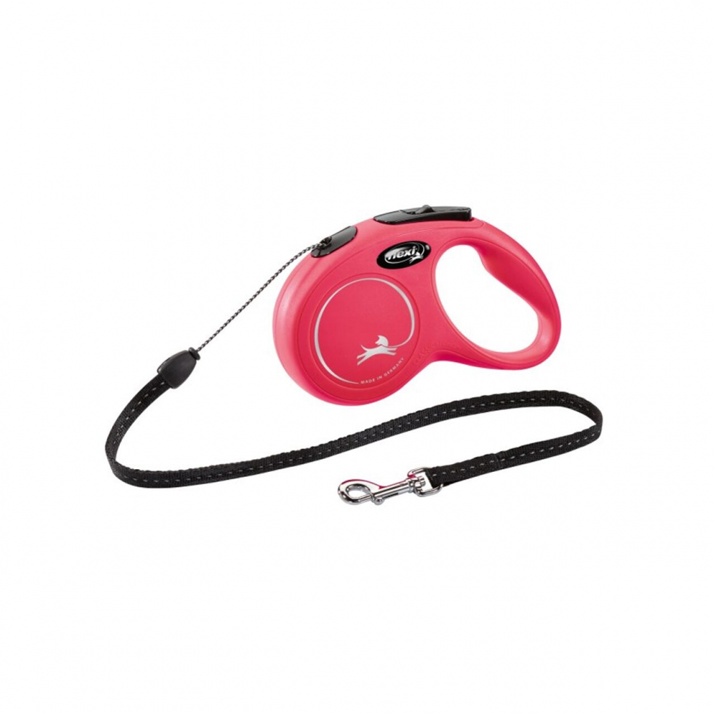 LESA PENTRU CAINI KERBL FLEXI CLASSIC CU FIR S 5M/12KG RED [1]