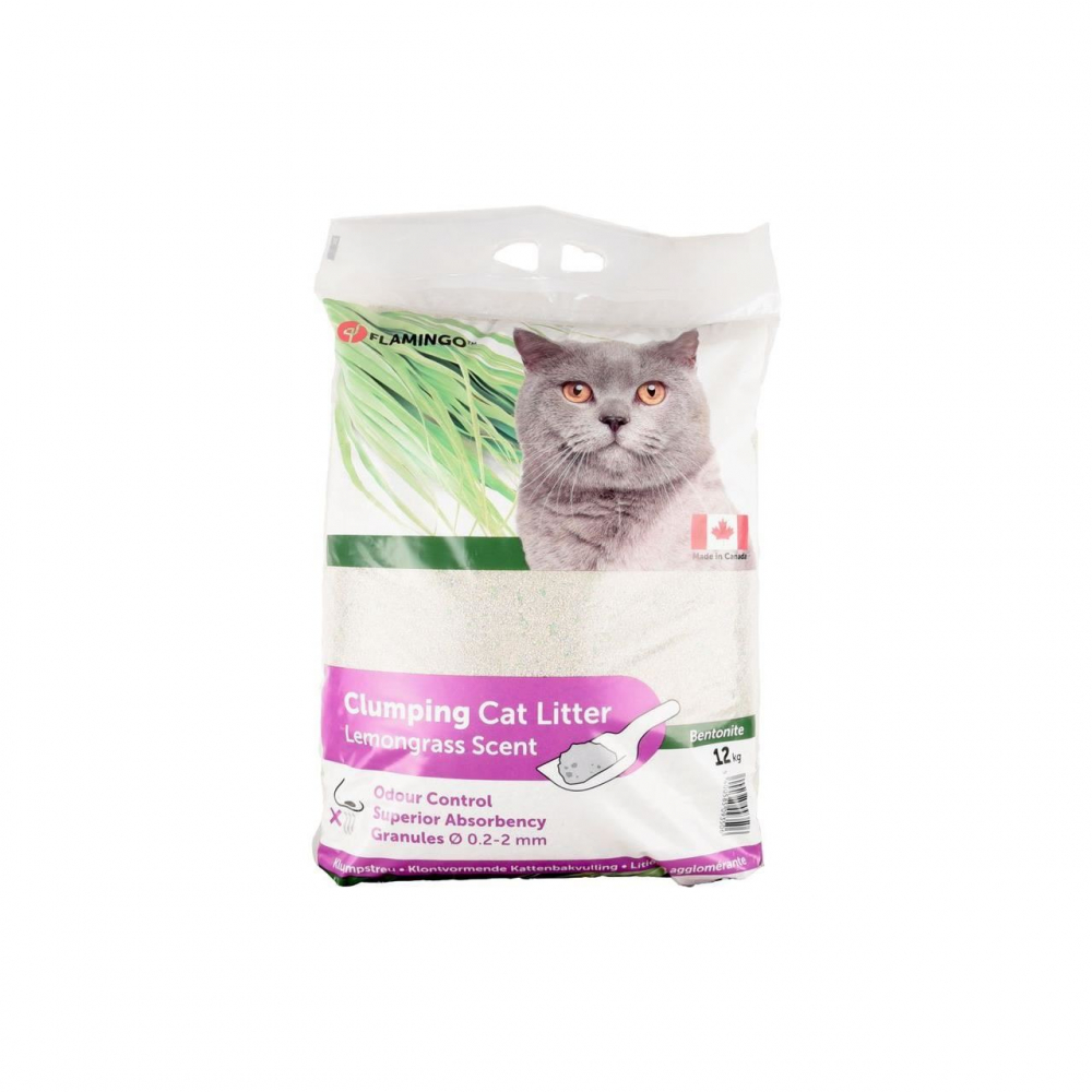 NISIP CLUMPING PENTRU PISICI FLAMINGO LAMAIE 12KG [1]