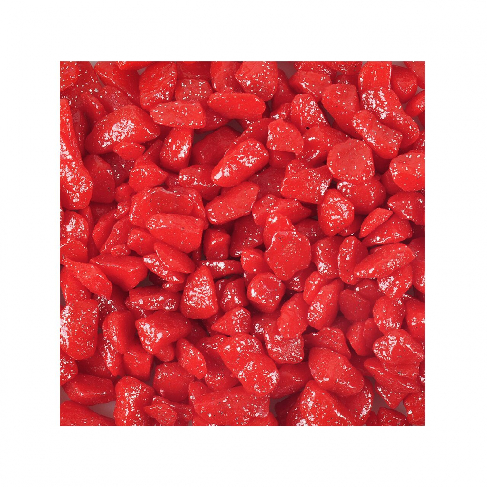 NISIP PENTRU ACVARIU FLAMINGO ROSU NEON 1KG 4-7MM [1]