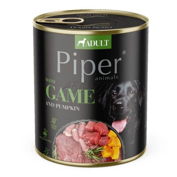 Hrana umeda pentru caini Piper Adult conservă pentru câini cu carne de vânat și dovleac 400 g [2]
