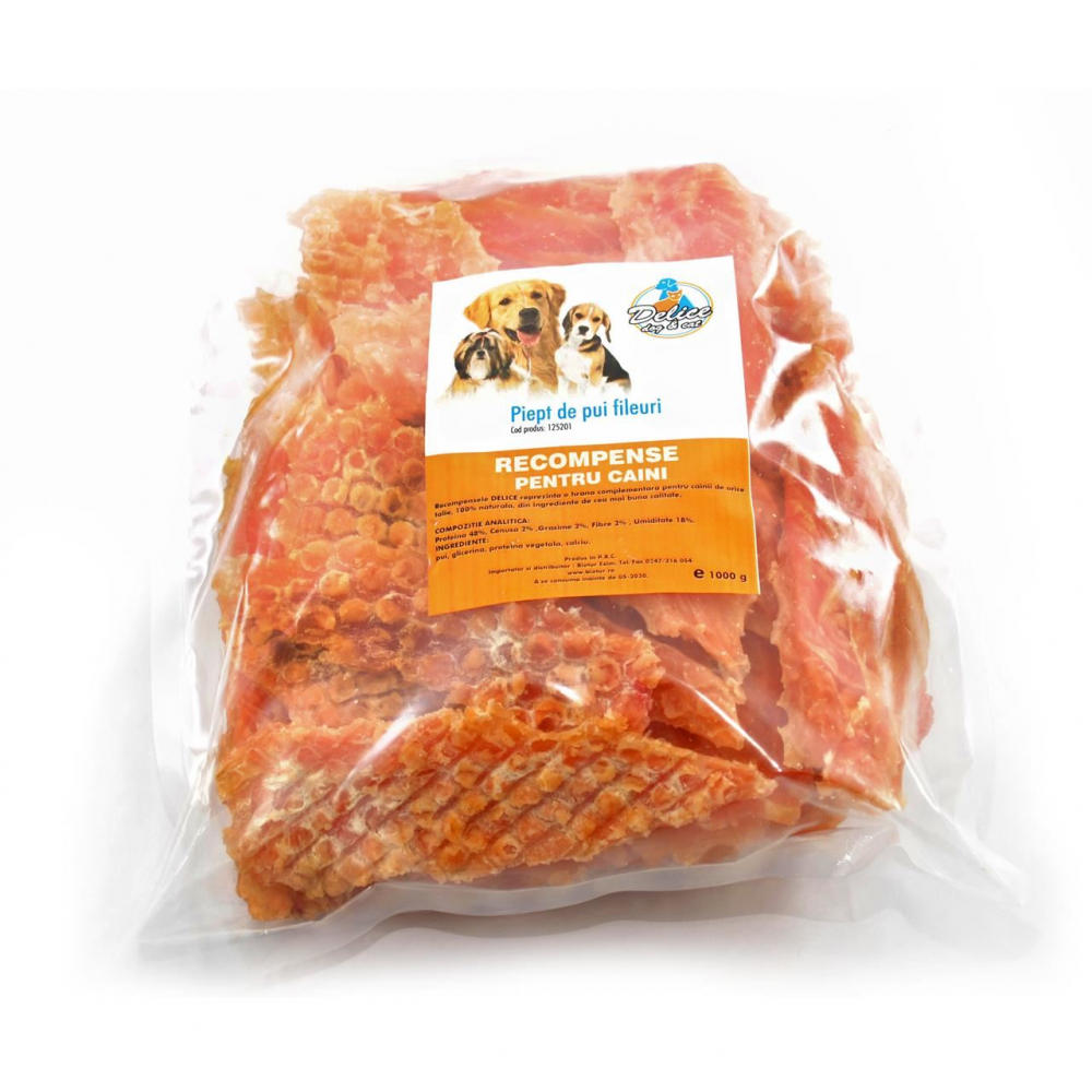 RECOMPENSE PENTRU CAINI DELICE PIEPT PUI FILEURI SET 1KG [1]