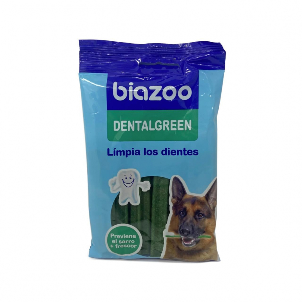 RECOMPENSE PENTRU CAINI DENTAL STICK GREEN BIOZOO 160 G [1]