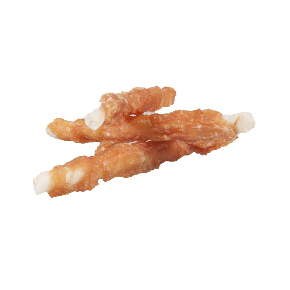 RECOMPENSE PENTRU CAINI FLAMINGO SNACK BATON PIELE SI PUI 6x12CM [1]