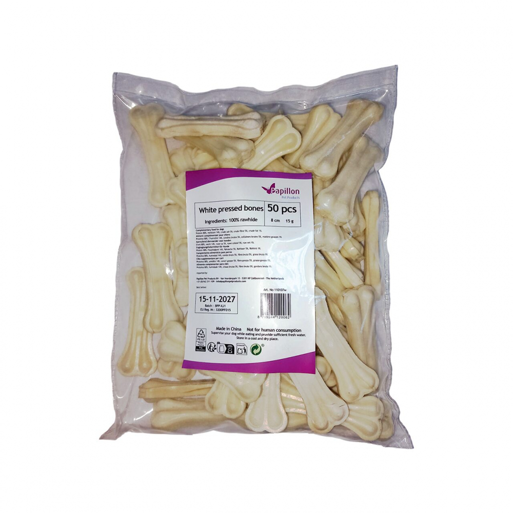 RECOMPENSE PENTRU CAINI OS PRESAT ALB 8CM 15G (50/SET) [1]