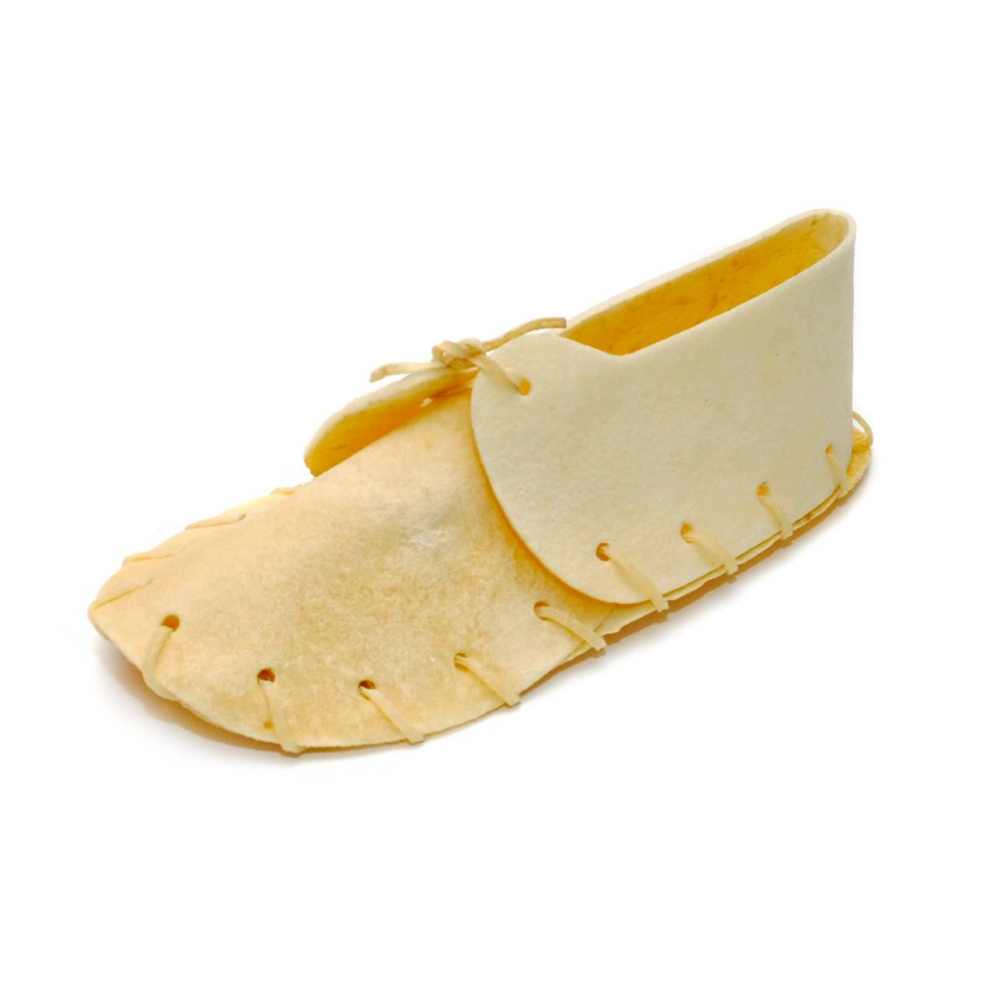 RECOMPENSE PENTRU CAINI PANTOF PIELE ALB 20CM RD1009 [1]