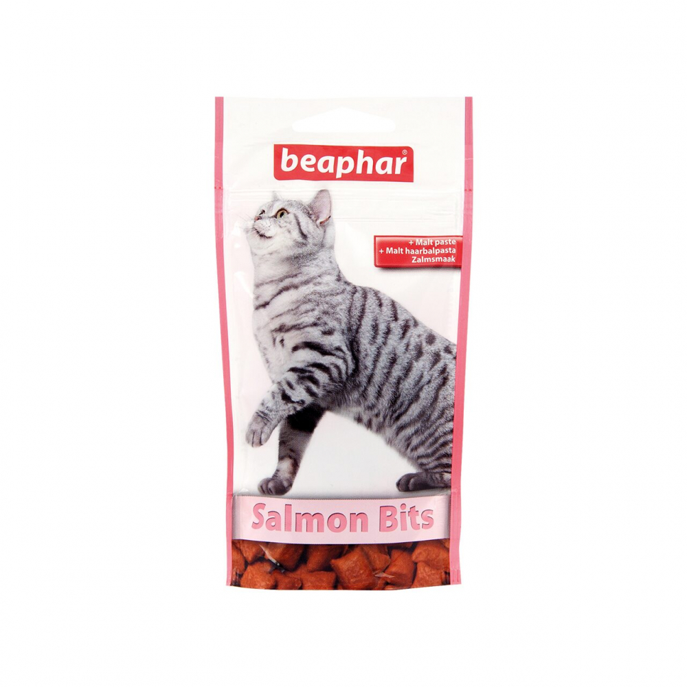 RECOMPENSE PENTRU PISICI SNACK PERNUTE CU SOMON BEAPHAR 35G [1]