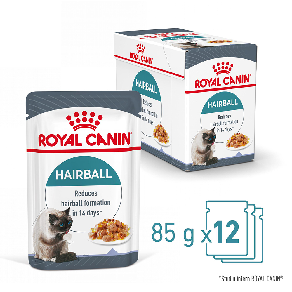 Royal Canin Hairball Care Adult hrana umeda pisica, limitarea ghemurilor de blana, 85 g [2]