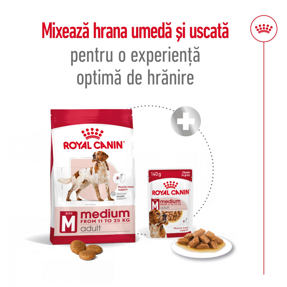 Royal Canin Medium Adult hrana uscata caine, 4 kg [3]