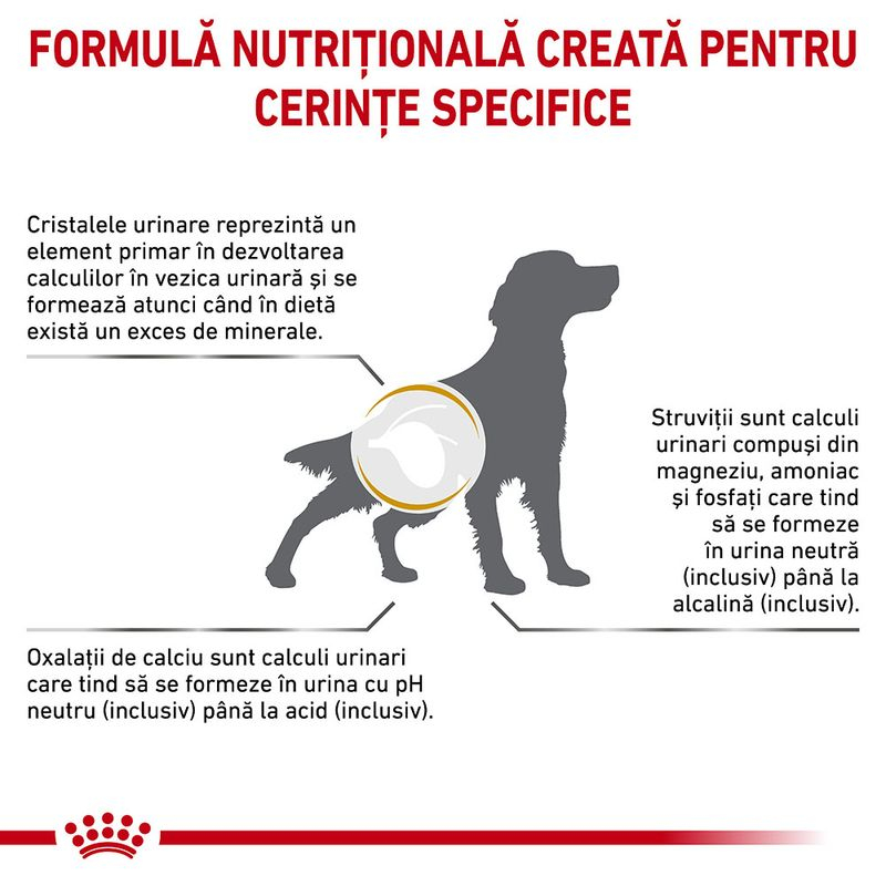 Royal Canin Veterinary Canine Urinary S/O, controlul formarii calculilor caine, 2kg [2]