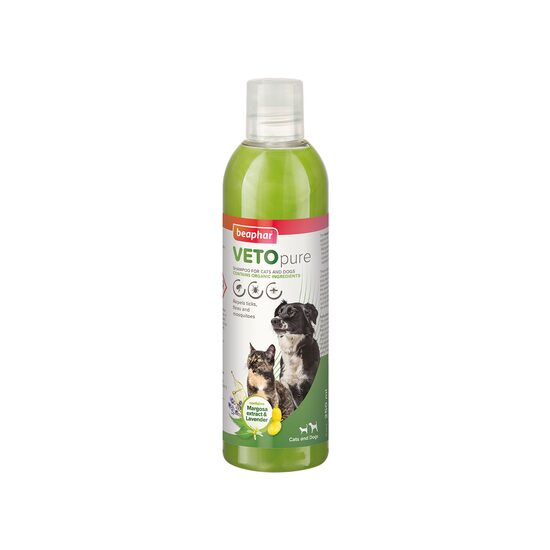 SAMPON ANTIPARAZITAR PENTRU CAINI SI PISICI VETOPURE BEAPHAR 250ML [1]