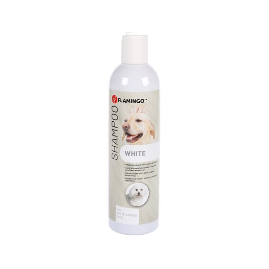 SAMPON PENTRU CAINI CU BLANA ALBA FLAMINGO 300ML [1]