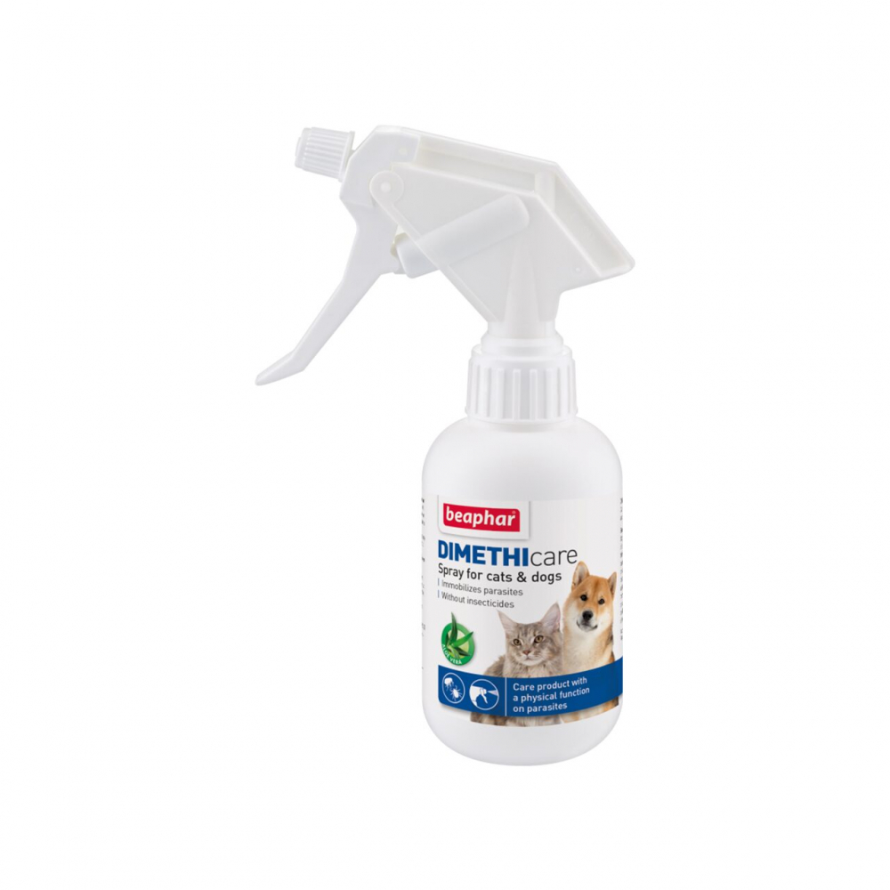 SPRAY ANTIPARAZITAR DIMETHICARE PENTRU CAINI SI PISICI BEAPHAR 250ML [1]