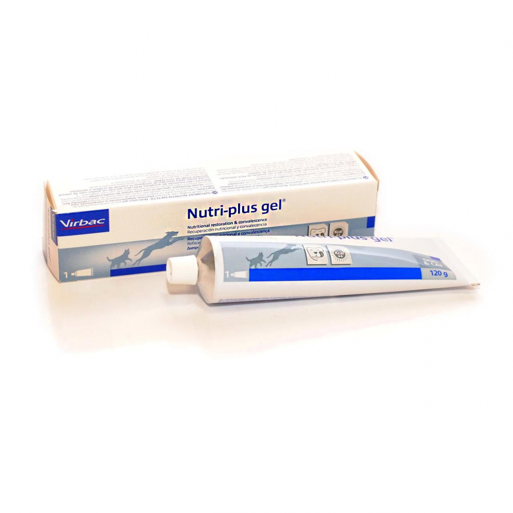 SUPLIMENT ALIMENTAR CU CONTINUT RIDICAT DE ENERGIE PENTRU CAINI SI PISICINUTRI-PLUS GEL 120 G+C [1]