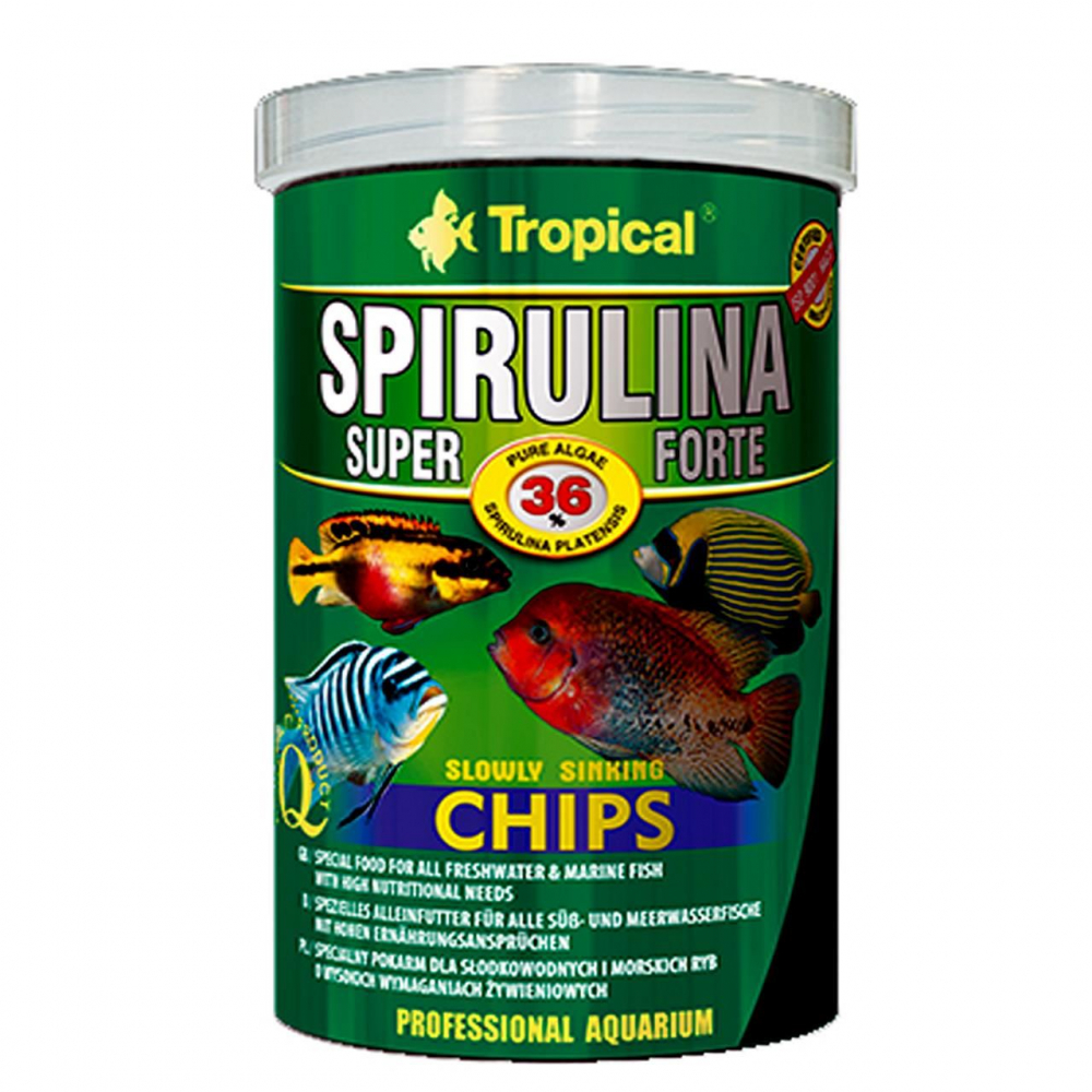 TROPICAL SUPER SPIRULINA FORTE CHIPS 250ML/130GR/T60574 [1]