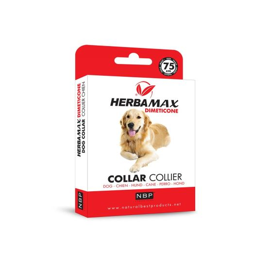 ZGARDA ANTIPARAZITARA CU DIMETICONA PENTRU CAINE MAX HERBA 75 CM [1]