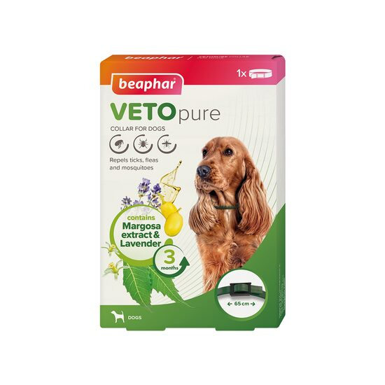 ZGARDA ANTIPARAZITARA (verde) PENTRU CAINI VETOPURE BEAPHAR 65CM [1]