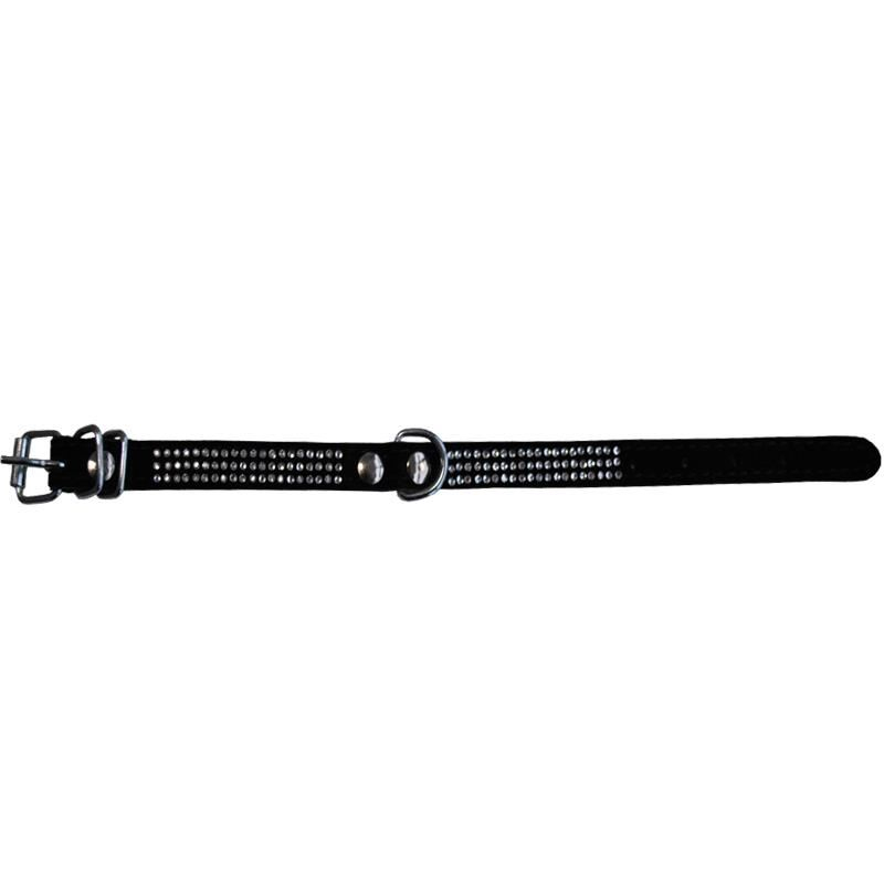 ZGARDA VELUR PENTRU CAINI MILAN STRASURI 3 RANDURI 25CM [1]