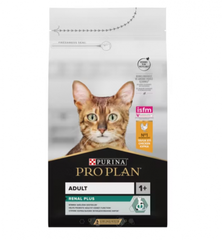 Diete veterinare pisici - Hrana uscata ​PURINA PRO PLAN ADULT Renal Plus, Pui, 1.5 kg