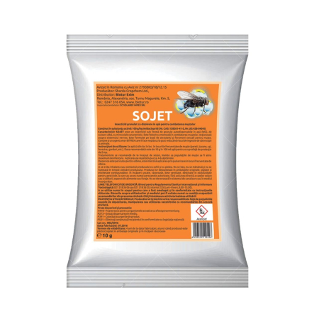 Insecticide - Insecticid, fară miros, împotriva muștelor, Sojet 10 gr