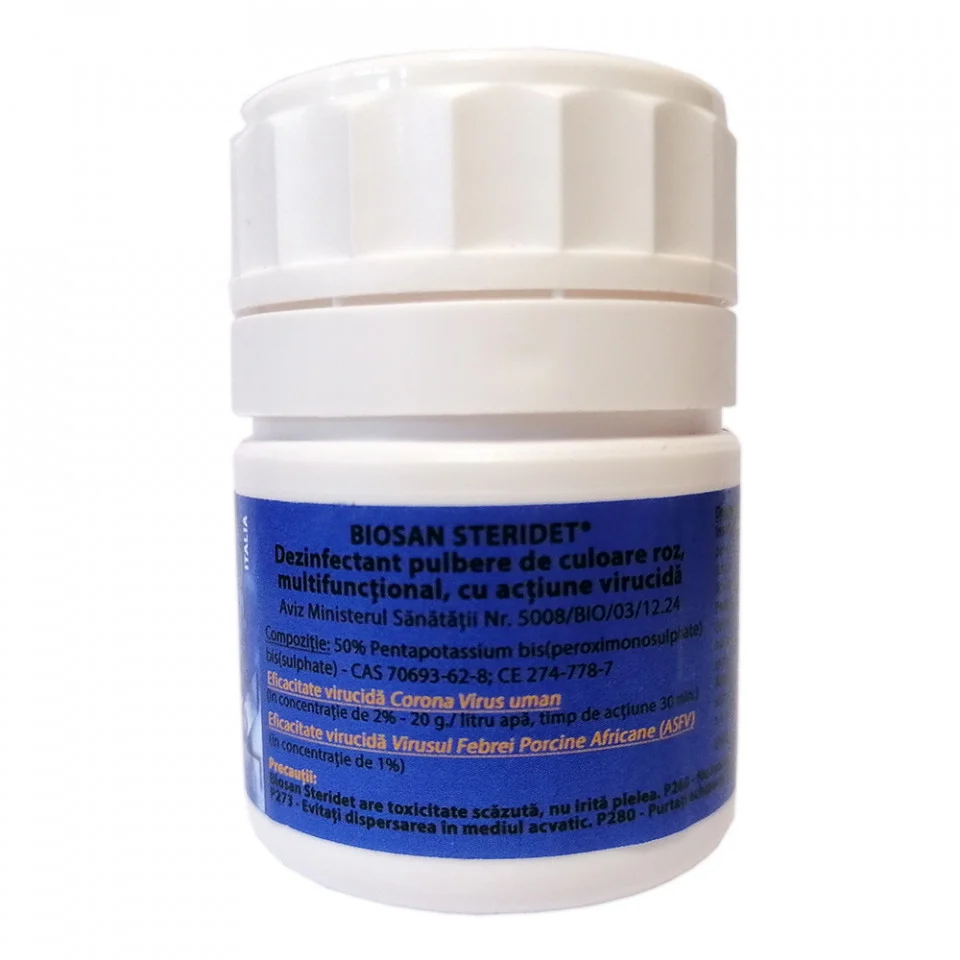 Dezinfectanți - Dezinfectant pulbere 50gr Biosan