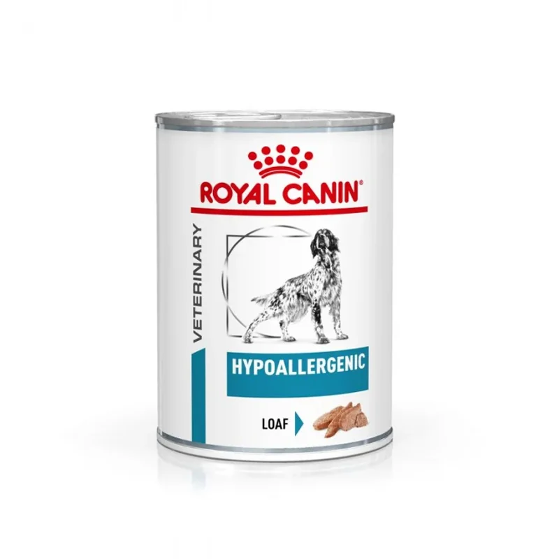 Hrană umedă - Conservă dietetică pentru câini Royal Canin Hypoallergenic Mousse 400 g