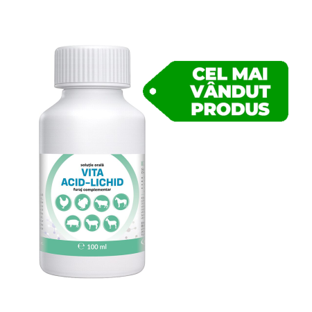 Suplimente și vitamine păsări - Acidifiant pentru păsări și porci Vita Acid 100 ml