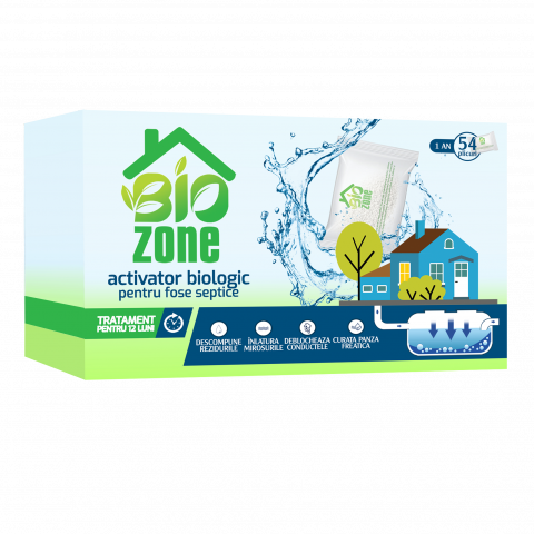 Fose septice - Activator biologic pentru fose septice Biozone 54 plicuri