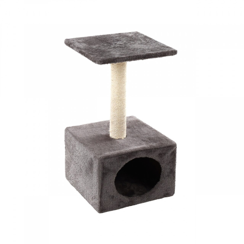 Ansambluri pisici - ANSAMBLU DE JOACA PENTRU PISICI FLAMINGO CU SUPORT PATRAT SI SISAL 30x30x55(h)cm