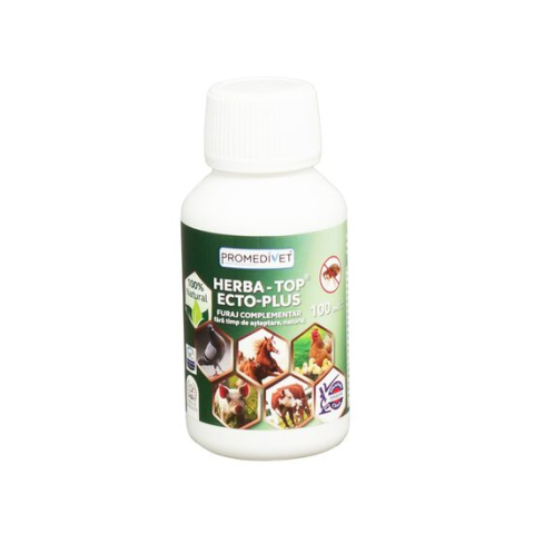Antiparazitare pasari - ANTIPARAZITAR EXTERN HERBA TOP ECTO PLUS, 100ML
