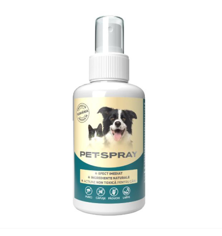 Antiparazitare externe pisici - ANTIPARAZITAR EXTERN PENTRU CAINI SI PISICI PET SPRAY 200ML