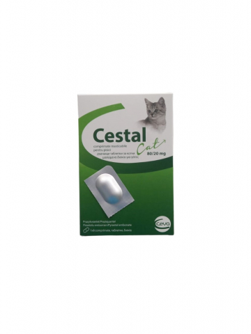 Antiparazitare interne pisici - Antiparazitar intern Pisici Cestal cat 1tb