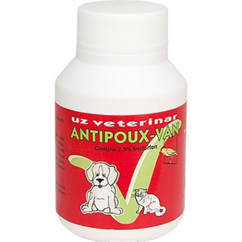 Antiparazitare externe pisici - Antiparazitar (PURICI, CAPUSE) Pulbere, ANTIPOUX PLANT, 75G