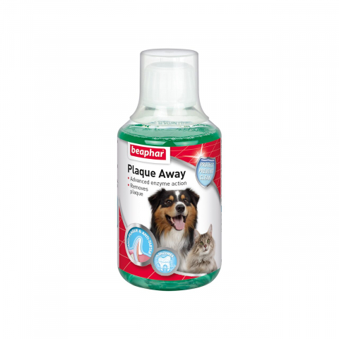 Igiena orala pisici - APA DE GURA PENTRU CAINI SI PISICI PLAQUE AWAY BEAPHAR 250ML