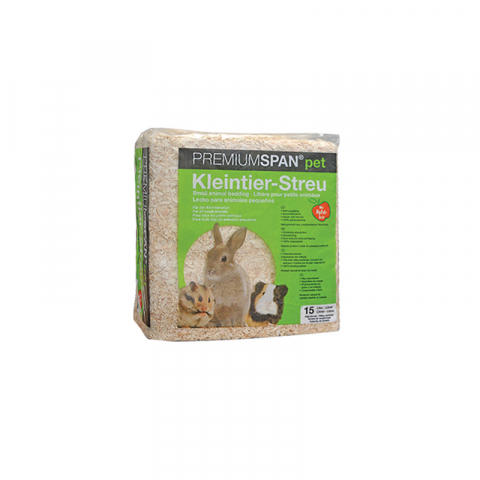 Rozatoare - ASTERNUT ABSORBANT PENTRU CAINI, PISICI, ROZATOARE SI PASARI EXOTICE PREMIUM SPAN - TALAS 15L CU MAR