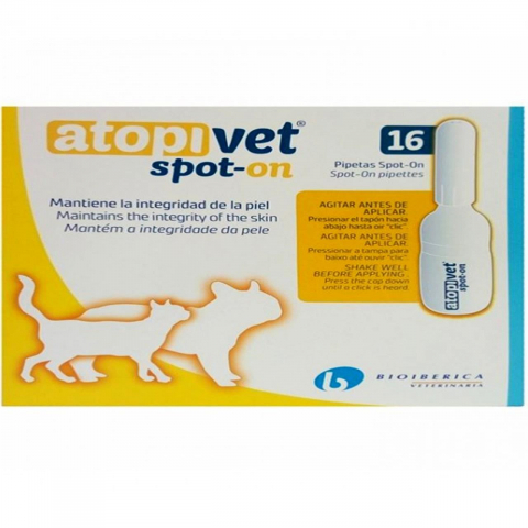 Dermatologice caini - ATOPIVET SPOT-ON 16 PIPETE