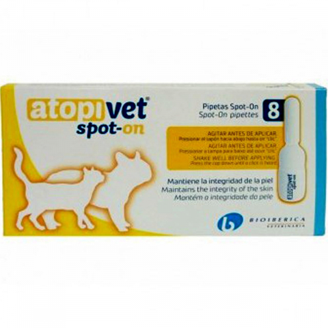 Dermatologice pisici - ATOPIVET SPOT-ON 8 PIPETE