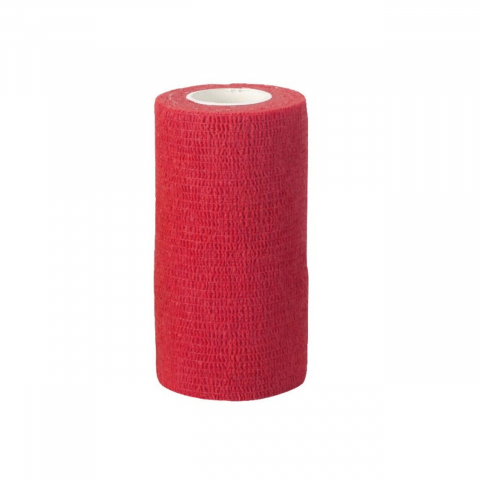 Instrumentar - BANDAJ AUTOADEZIV VETLASTIC KERBL ROSU 7.5CMx4.5M