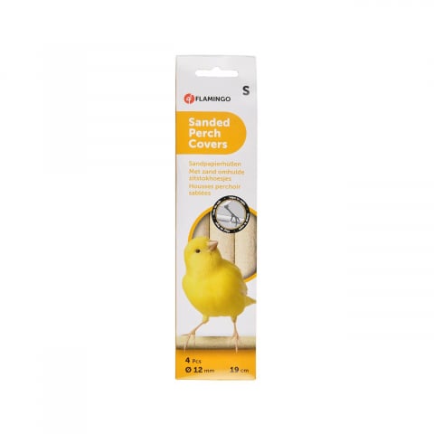 Pasari - BAT ABRAZIV PENTRU PASARI EXOTICE FLAMINGO S 12MM (4 BUC/SET)