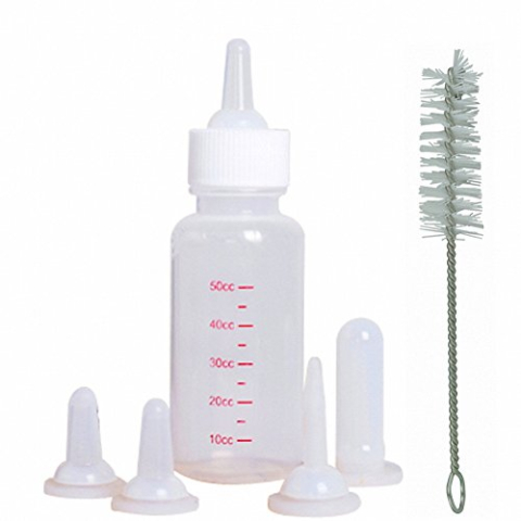 Biberon catei 60ml, perie + 4 tetine [1]