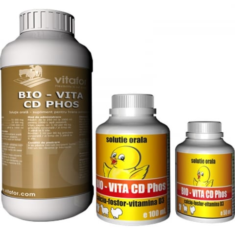 Suplimente si vitamine pasari - Calciu pasari, BIO-VITA CD PHOS 20LT