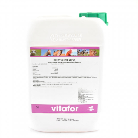 Farmacie veterinara - BIO-VITA E/SE 5LT