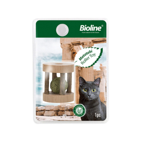 Farmacie veterinara - BIOLINE CATNIP&amp;MATATABI TIP RULOU PENTRU PISICI