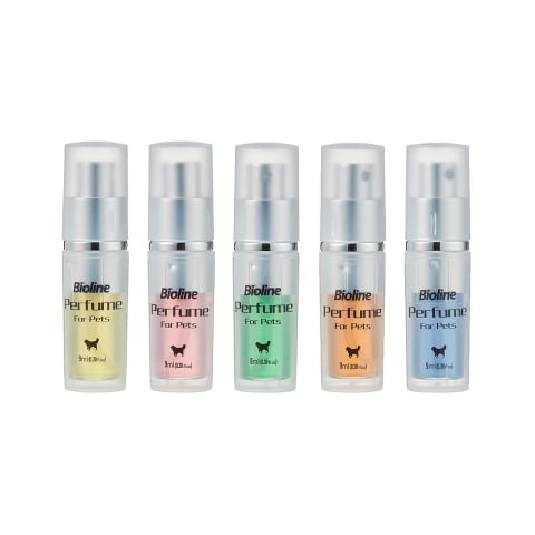 Parfumuri caini - BIOLINE PARFUM PENTRU CAINI SET 15 BUC (3x5 AROME) SPRAY 9ML