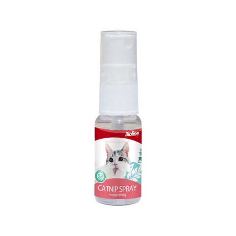 Farmacie veterinara - BIOLINE SPRAY CU CATNIP PENTRU PISICI 14ML