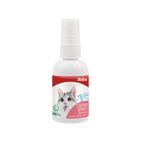 Farmacie veterinara - BIOLINE SPRAY CU CATNIP PENTRU PISICI 50ML