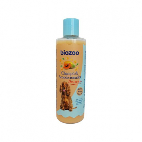 Sampoane caini - BIOZOO SAMPON SI BALSAM PENTRU CAINI 2IN1 250ML