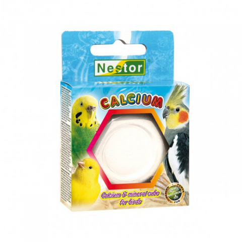 Suplimente si vitamine pasari - BLOC MINERAL PENTRU PASARI EXOTICE NESTOR 55G