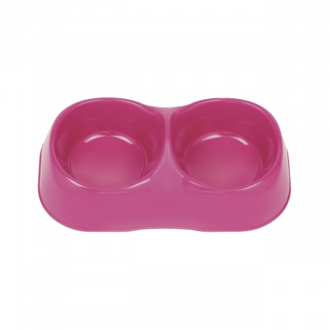 Castroane si boluri pisici - CASTRON DIN PLASTIC MPS MAYA DUBLU S FUCSIA